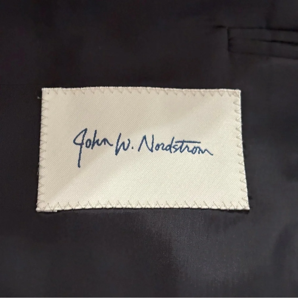 John W. Nordstrom‎ Wool Cashmere Blazer Jacket Mens 46 L-T Brown Sports Coat